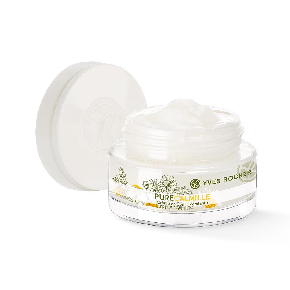 Крем для лица ив роше отзывы. Yves Rocher Pure Calmille крем. Pure Calmille Ромашка Yves Rocher. Yves Rocher крем для лица 50мл. Pure Camomile Ив Роше крем.